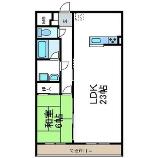 AP-V【102号室】の間取り