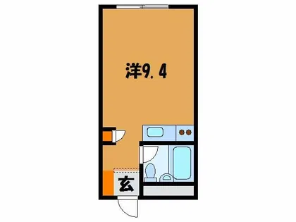 ヴィラシティシュウワ【402号室】の間取り