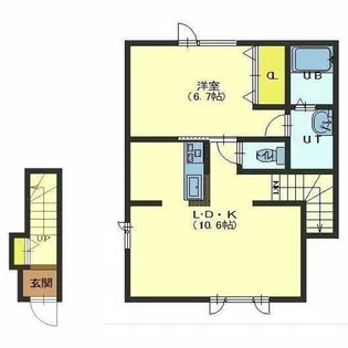 NC TERRACEⅡ【2階】の間取り
