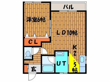 コーポすみれC棟【101号室】の間取り