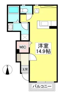 1Rの間取り画像