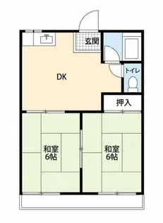 タウニー錦【201号室】の間取り
