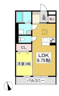 セジュールOTT’S庵【1階】の間取り