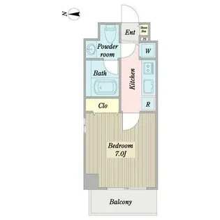 プロシード新栄【9階】の間取り