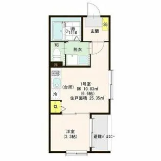 NITVA HEIGHTS【2階】の間取り