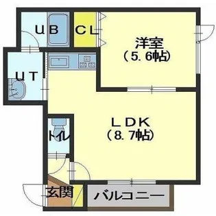 ソニック深堀【201号室】の間取り
