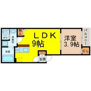 Philosophy(フィロソフィー)【3階】の間取り