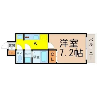 レジデンス名古屋千代田【7階】の間取り