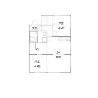 寺山パークハイツ【1階】の間取り