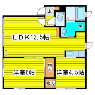 フェリーチェ東【2階】の間取り