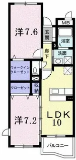 キャッスル本郷【305号室】の間取り