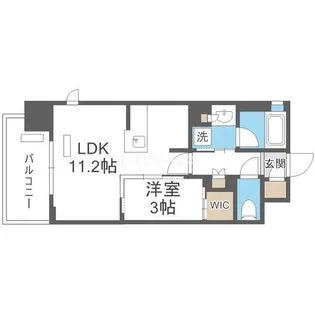 ソルティア大阪同心【9階】の間取り
