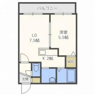 LA・VIORETTE【5階】の間取り