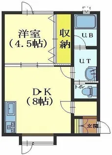 ハイツフォレスト【201号室】の間取り