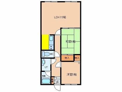 ランドマーク昭和【403号室】の間取り