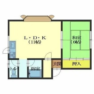 ワイアパート【2階】の間取り