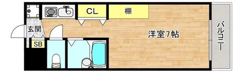 プレジール清和【3階】の間取り