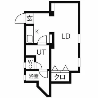 Kスクエア【4階】の間取り