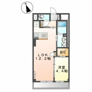 レヴォントゥレットⅡ【3階】の間取り