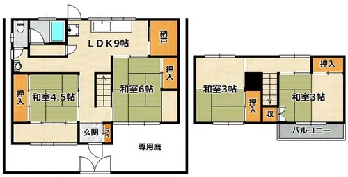 兵庫県神戸市長田区源平町【一戸建】の間取り