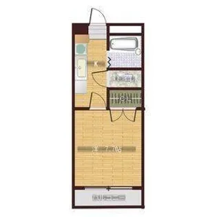 ハイツ杏里【4C号室】の間取り