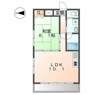 R-Court泉(アールコートイズミ)【7階】の間取り