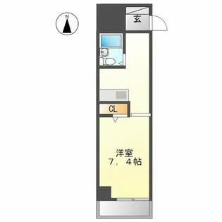 ジョイフル名古屋駅前【3階】の間取り