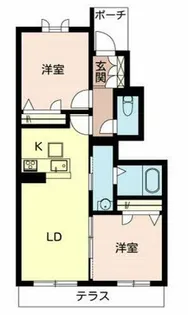 シャーメゾン恵我Ⅱ【1階】の間取り