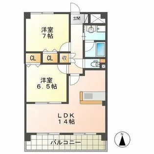 URBAN STAGE 春日井【3階】の間取り