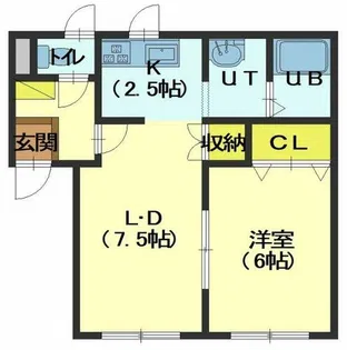 R’s Flat【107号室】の間取り