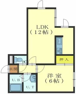 オールドイーストハウス【B号室】の間取り