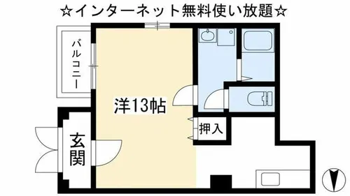 ア-バンレジデンス神山台【1階】の間取り