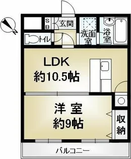 メゾン・ド・パイユ【5階】の間取り