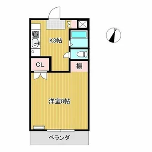 エルドラド【1階】の間取り