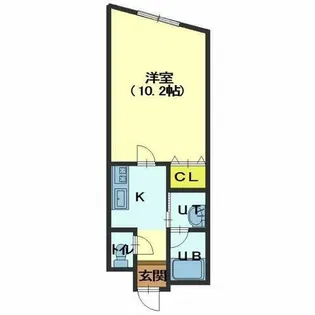 ルミエール美原【506号室】の間取り