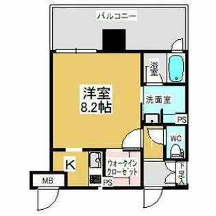 エスペランサ葵【5階】の間取り