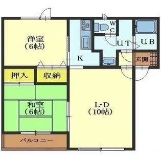 パークハイム【201号室】の間取り