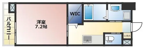 1Kの間取り画像