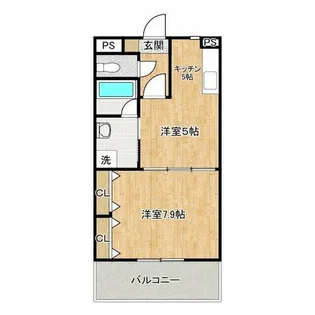KAM STAGE【3階】の間取り