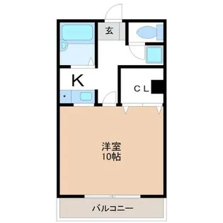 オーエムビル【204号室】の間取り