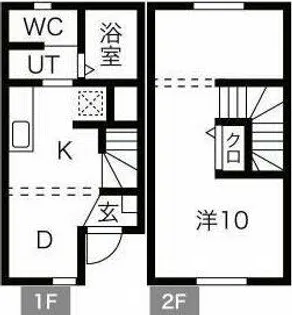 ラ・プリマベーラ【1階】の間取り