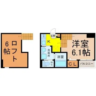 シエルマール柳ヶ枝町【1階】の間取り