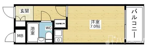 ライオンズマンション新大阪第3【15階】の間取り