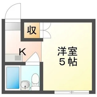 サンスイハイツ【5階】の間取り