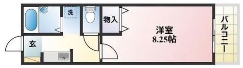 ハイツ品川【203号室】の間取り