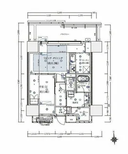 ザ・ハウス豊橋WEST 1302号室【1302号室】の間取り