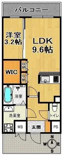 GENOVIA神戸湊川公園【15階】の間取り
