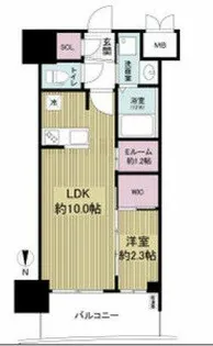 セレニテ本町東リアン【8階】の間取り