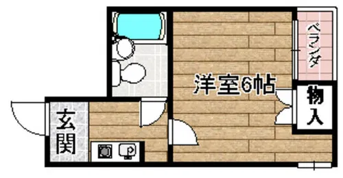 グロリアマンション【3階】の間取り