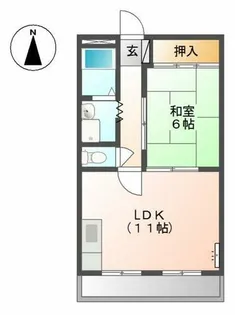 ジュージコーポNo1【1階】の間取り